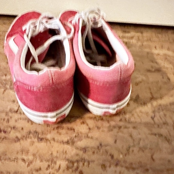 Vans Pink Old Skool Canvas Sneakers Iridescent eyelets - Picture 5 of 7